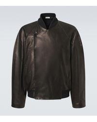 Fear Of God - Leather Bomber Jacket - Lyst