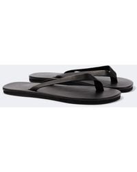 AURALEE - Leather Thong Sandals - Lyst