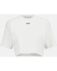 Off-White c/o Virgil Abloh - Camiseta corta Off-Stamp - Lyst