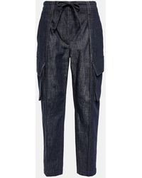 Brunello Cucinelli - Mid-Rise Tapered Jeans - Lyst