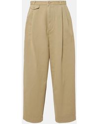 Agolde - Becker Wide-Leg Cotton Twill Chinos - Lyst