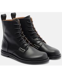 JW Anderson - Leather Lace-Up Boots - Lyst