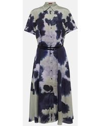 Altuzarra - Kiera Printed Midi Dress - Lyst
