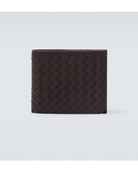 Bottega Veneta - Intreccio Leather Bifold Wallet - Lyst