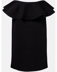 Plan C - Ruffled Midi Skirt - Lyst