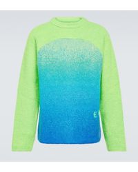 ERL - Knitted Mohair-Blend Sweater - Lyst