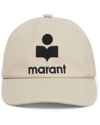 Isabel Marant Baumwolle Baseballkappe mit Logo-Patch in Schwarz für Herren Caps & Mützen Herren Accessoires Hüte 