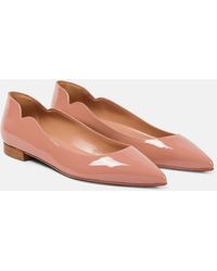 Christian Louboutin - Hot Chickita Patent Calfskin Ballet Flats - Lyst