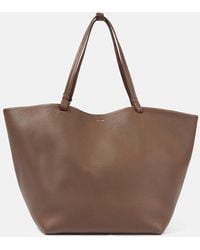 The Row - Park Xl Leather Tote Bag - Lyst