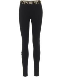 versace black leggings