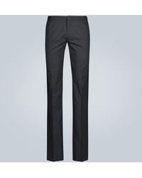 Incotex Pantalones ajustados de algodón - Gris