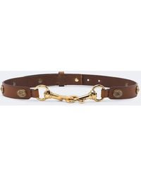 Etro - Studded Leather Belt - Lyst