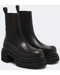 Rick Owens - Beatle Leather Platform Chelsea Boots - Lyst