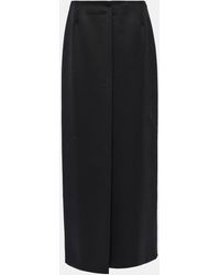 Givenchy - Wool And Mohair Maxi Skirt - Lyst
