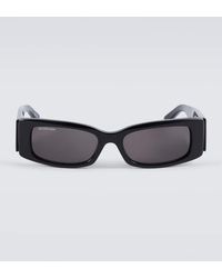 Balenciaga - Gafas de sol de acetato rectangulares - Lyst