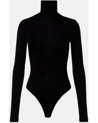 Agolde - Wilma Jersey Turtleneck Bodysuit - Lyst