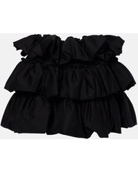 Noir Kei Ninomiya - Minifalda De Algodon A Capas - Lyst