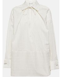 Max Mara - Hemd Saletta Aus Baumwolle Und Seide - Lyst