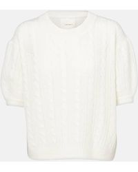 Lisa Yang - Kenzie Cable-Knit Cashmere And Silk Sweater - Lyst