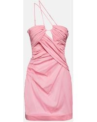 Nensi Dojaka - Draped One-Shoulder Minidress - Lyst