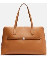 TOTEME - Lounge Large Leather Tote Bag - Lyst