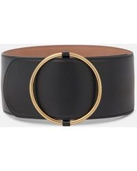 Alaïa - Ring Leather Belt - Lyst