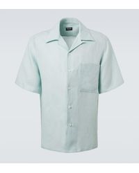 ZEGNA - Linen Shirt - Lyst