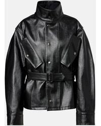 Maison Margiela - Herringbone Cotton Jacket - Lyst