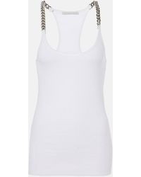 Stella McCartney - Cotton-Blend Tank Top - Lyst
