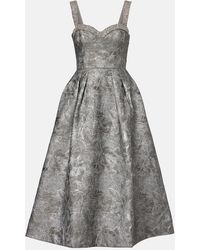 Rebecca Vallance - Sterling Metallic-Effect Jacquard Cocktail Dress - Lyst