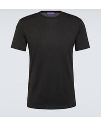 Ralph Lauren Purple Label - Cotton Jersey T-shirt - Lyst