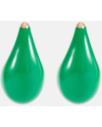 Bottega Veneta Orecchini Drop in argento sterling - Verde