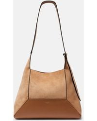 Jimmy Choo - Diamond Medium Suede Shoulder Bag - Lyst