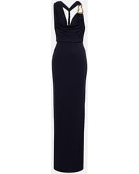 Rebecca Vallance - Ayesha Embellished Halterneck Gown - Lyst