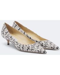 Jimmy Choo - Amelia Snake-Effect Leather Pumps - Lyst