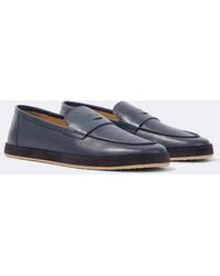 Brunello Cucinelli - Leather Penny Loafers - Lyst