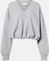 Sportmax - Colleg Cotton-Blend Jersey Sweatshirt - Lyst