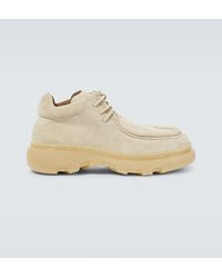 Burberry - Creeper Suede Lace-up Shoes - Lyst