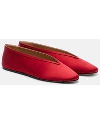 Le Monde Beryl - Luna Satin Ballet Flats - Lyst