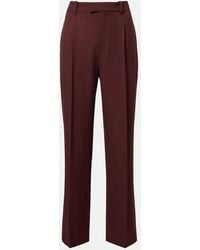 Brunello Cucinelli - Monili Virgin Wool Straight Pants - Lyst
