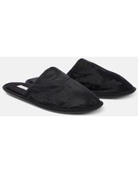 The Row - Frances Floral Jacquard Slippers - Lyst