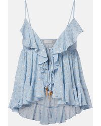 Zimmermann - Daylight Ruffled Top - Lyst
