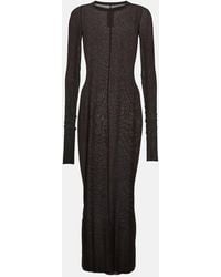 Rick Owens - Jersey Midi Dress - Lyst
