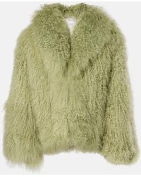 The Attico - Jacke Aus Faux Fur - Lyst