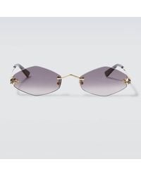 Cartier - Panthere De Cartier Oval Sunglasses - Lyst