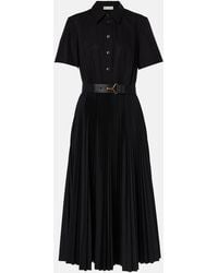 Tory Burch - Cotton Poplin Midi Dress - Lyst
