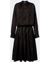Dries Van Noten - Striped Midi Dress - Lyst