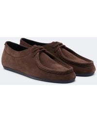 Jil Sander - Hood Suede Loafers - Lyst