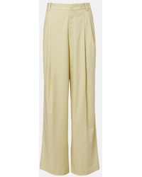 AYA MUSE - Olena Pleated Wide-Leg Pants - Lyst