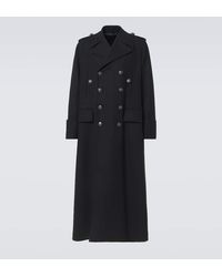 Dolce & Gabbana - Double-Breasted Wool-Blend Coat - Lyst